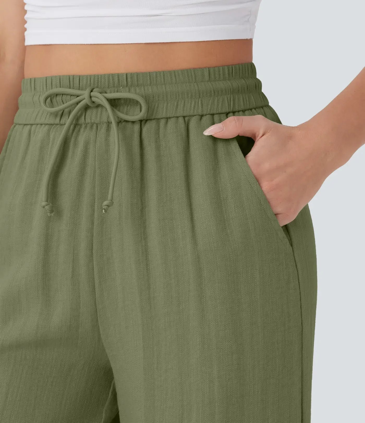 Aria - Elegante Pantaloni in Lino
