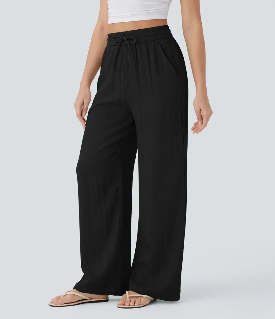 Aria - Elegante Pantaloni in Lino