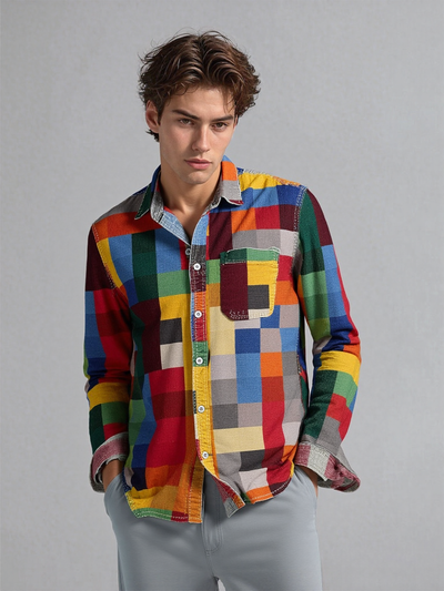 Lucas | Camicia a maniche lunghe con tasca
