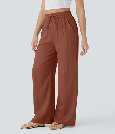 Aria - Elegante Pantaloni in Lino