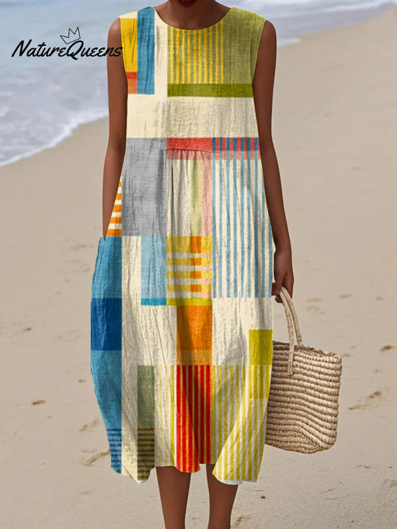 Aleida | Abito Patchwork Moderno