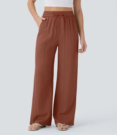Aria - Elegante Pantaloni in Lino
