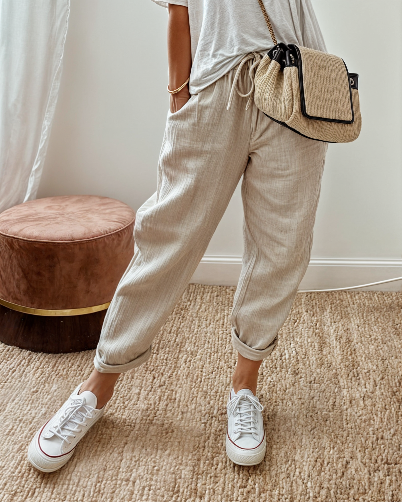 Rosa - Pantaloni Eleganti e Comodi