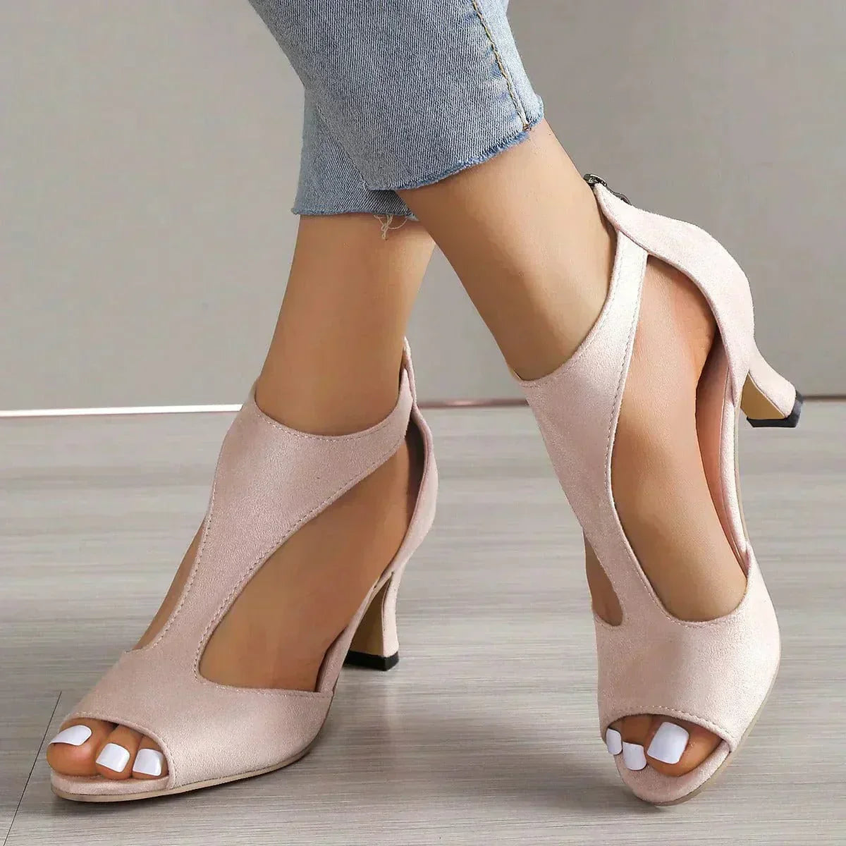 Amerra - Sandali Stiletto con Zip