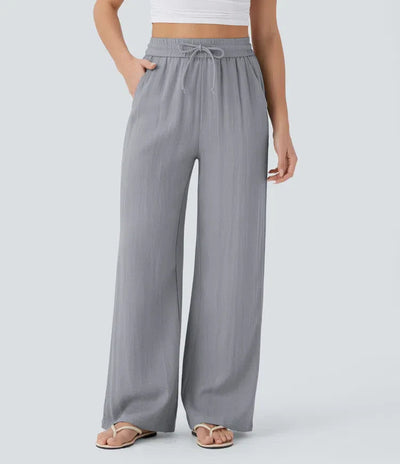 Aria - Elegante Pantaloni in Lino