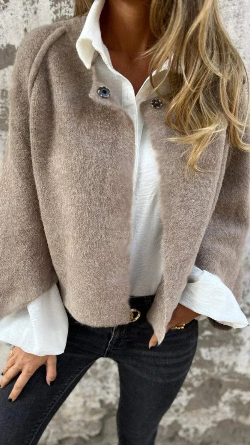 Amelia | Cappotto senza tempo con collo rotondo
