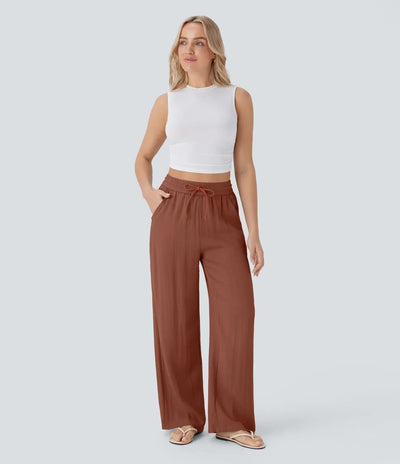 Aria - Elegante Pantaloni in Lino
