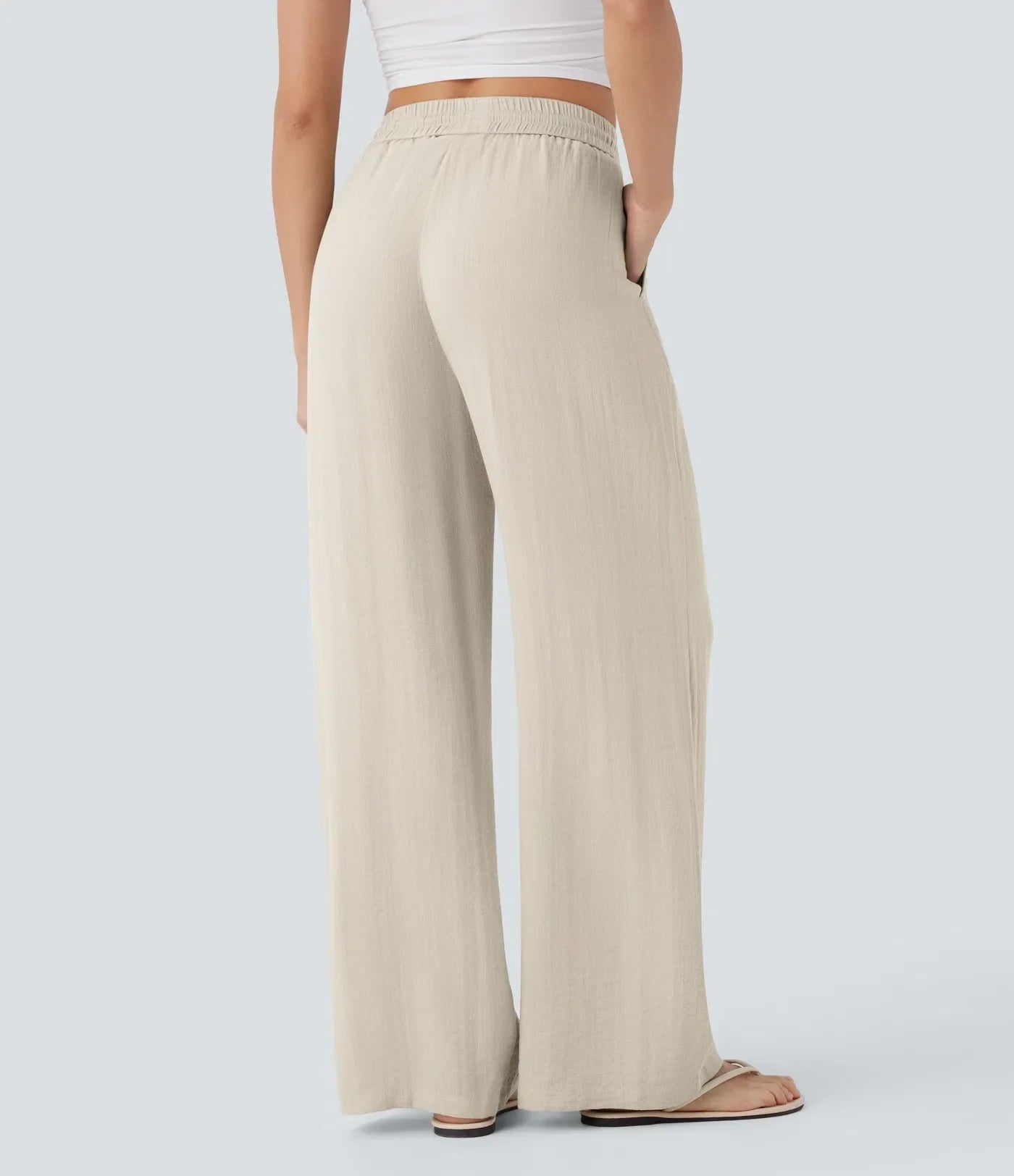 Aria - Elegante Pantaloni in Lino