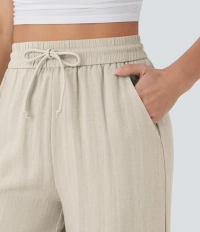 Aria - Elegante Pantaloni in Lino
