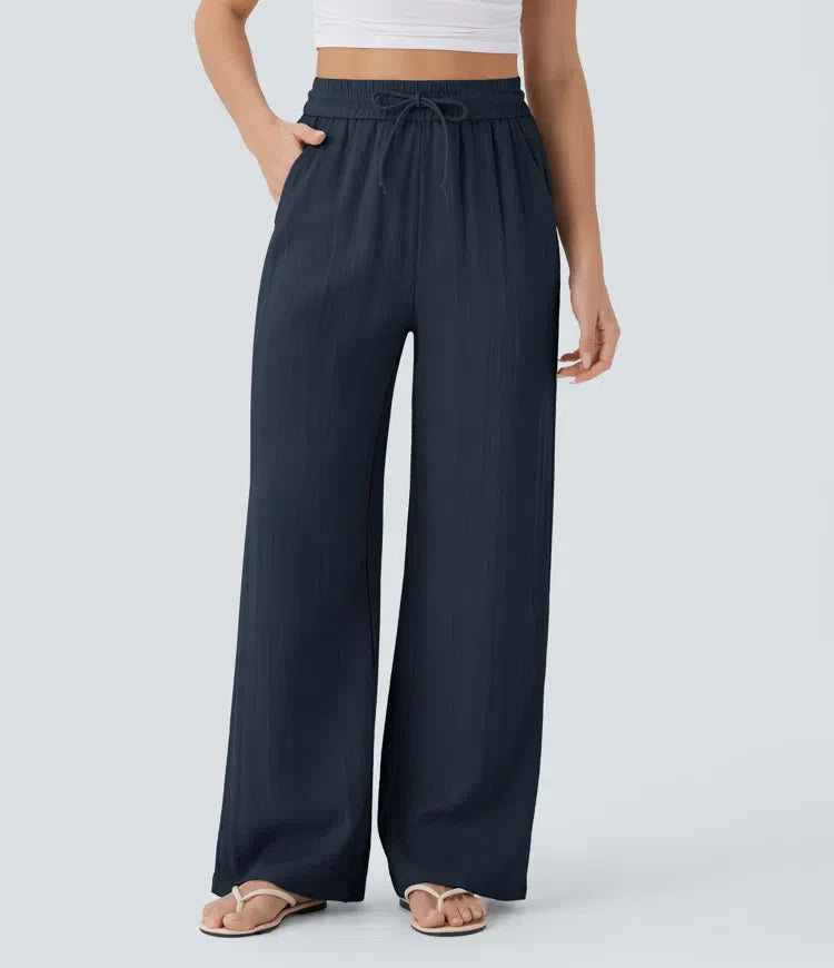 Aria - Elegante Pantaloni in Lino