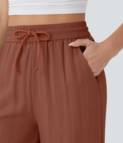 Aria - Elegante Pantaloni in Lino