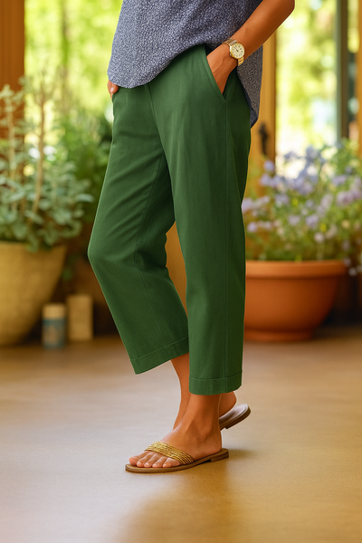 Vanessa | Pantaloni con dettaglio all'orlo