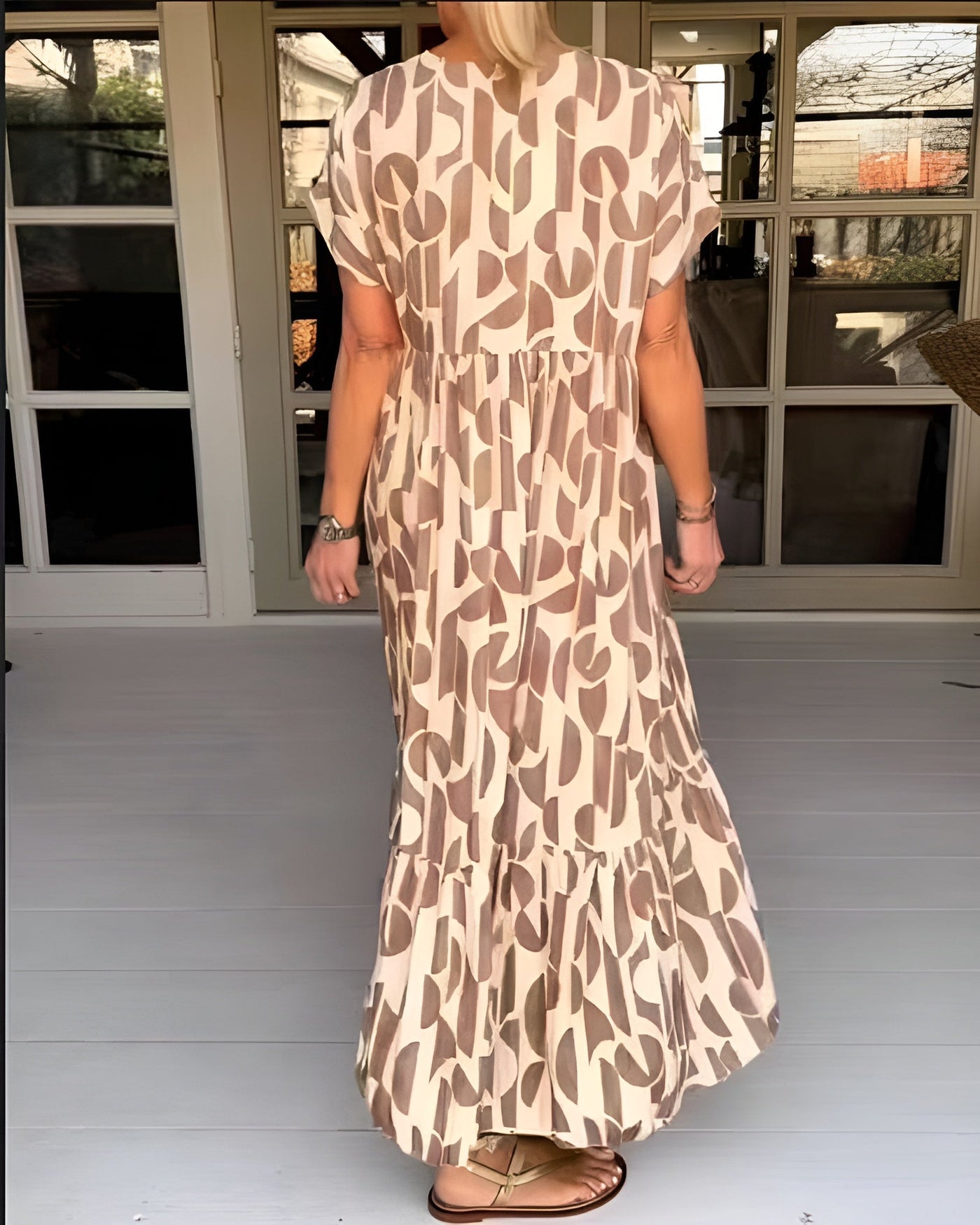 Colette | Abito fluido con scollo a V