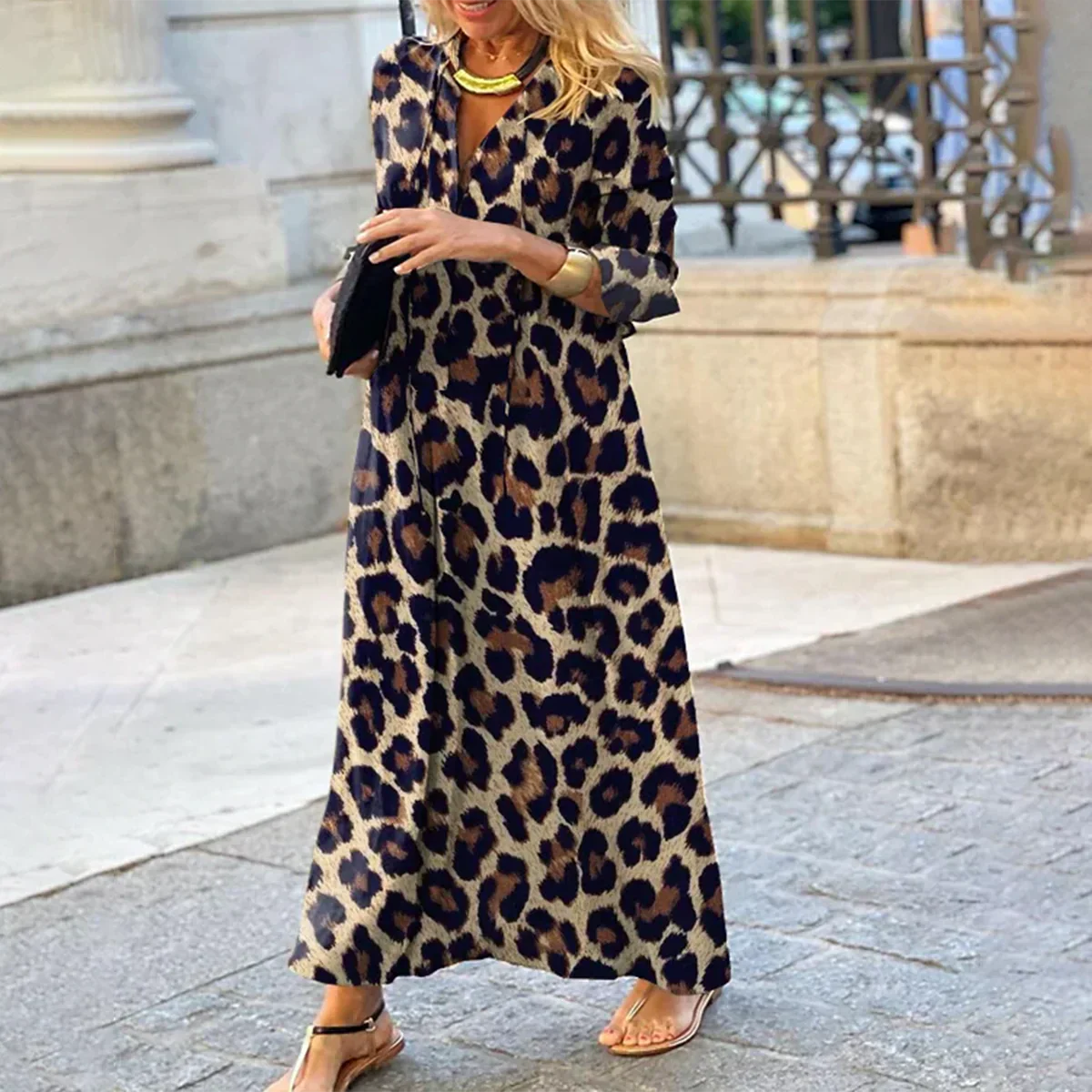 Silvie | Abito leopardato audace ed elegante