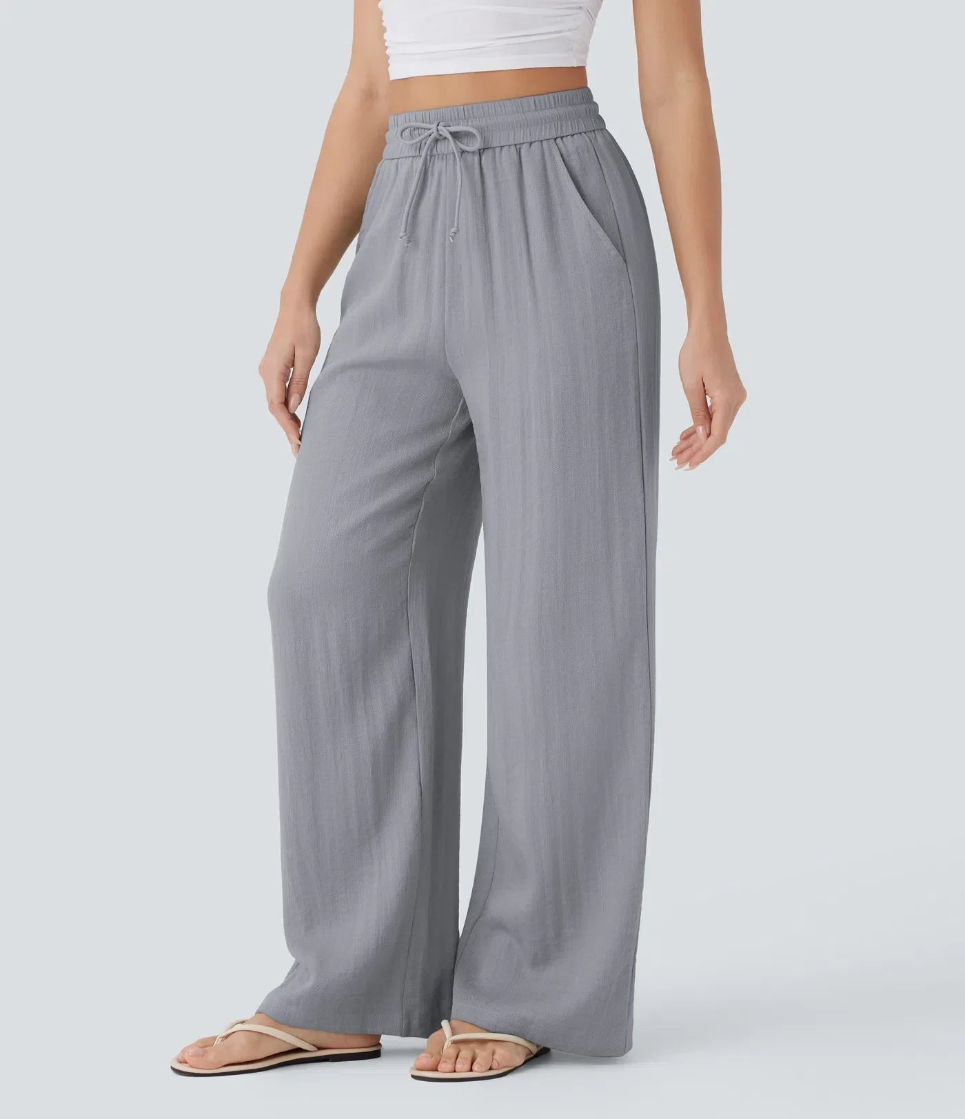 Aria - Elegante Pantaloni in Lino