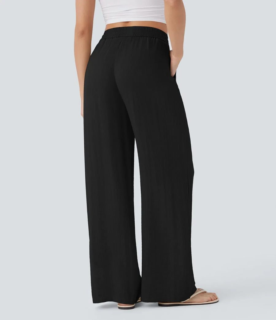 Aria - Elegante Pantaloni in Lino