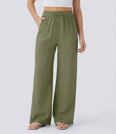 Aria - Elegante Pantaloni in Lino