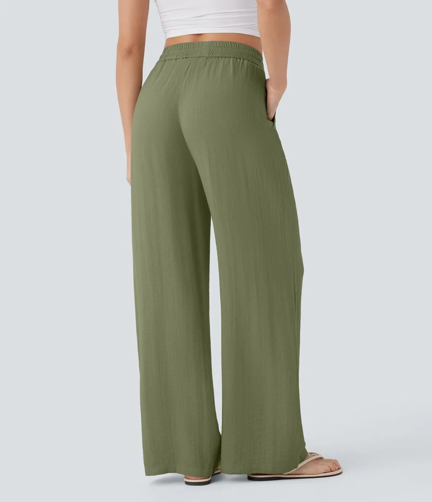 Aria - Elegante Pantaloni in Lino