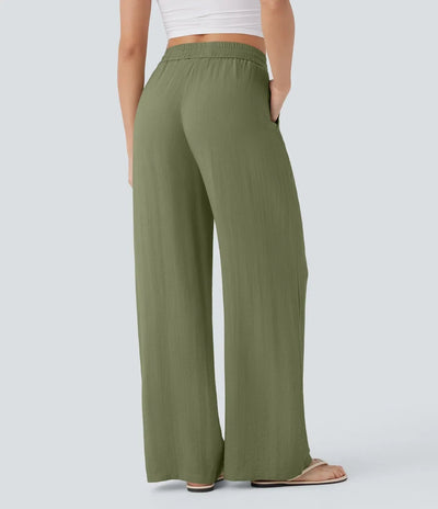 Aria - Elegante Pantaloni in Lino