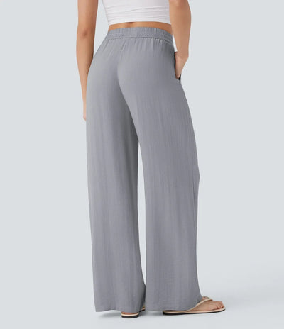 Aria - Elegante Pantaloni in Lino