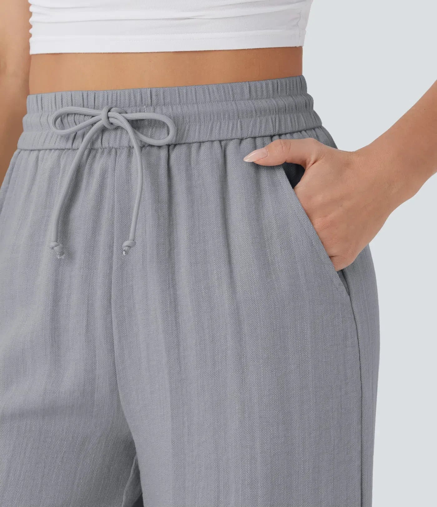 Aria - Elegante Pantaloni in Lino