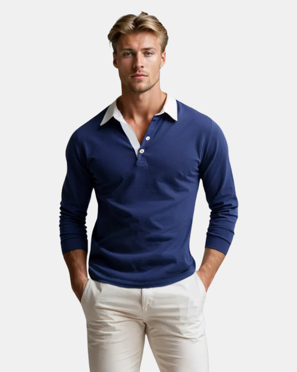 Maglione Polo Casual Adriaan
