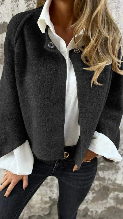 Amelia | Cappotto senza tempo con collo rotondo