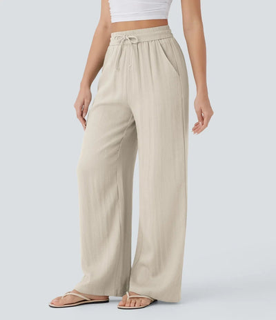 Aria - Elegante Pantaloni in Lino