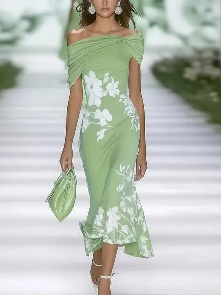 Abiti Eleganti con Motivo Floreale Primavera Estate