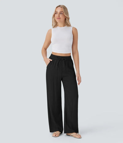 Aria - Elegante Pantaloni in Lino