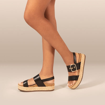 Brooke - Sandali platform con supporto per l'arco plantare