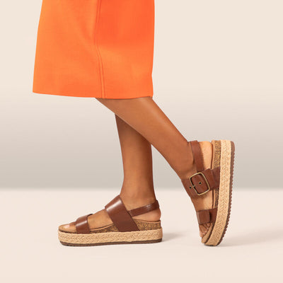 Brooke - Sandali platform con supporto per l'arco plantare
