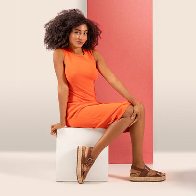 Brooke - Sandali platform con supporto per l'arco plantare