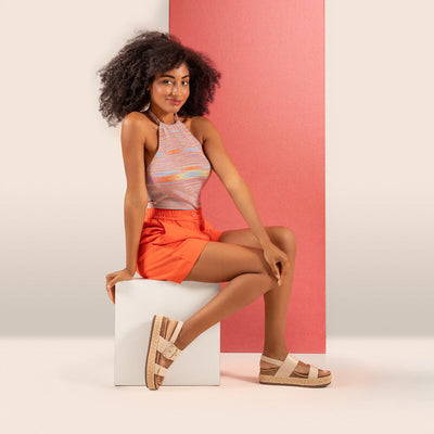 Brooke - Sandali platform con supporto per l'arco plantare