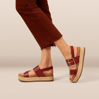 Brooke - Sandali platform con supporto per l'arco plantare