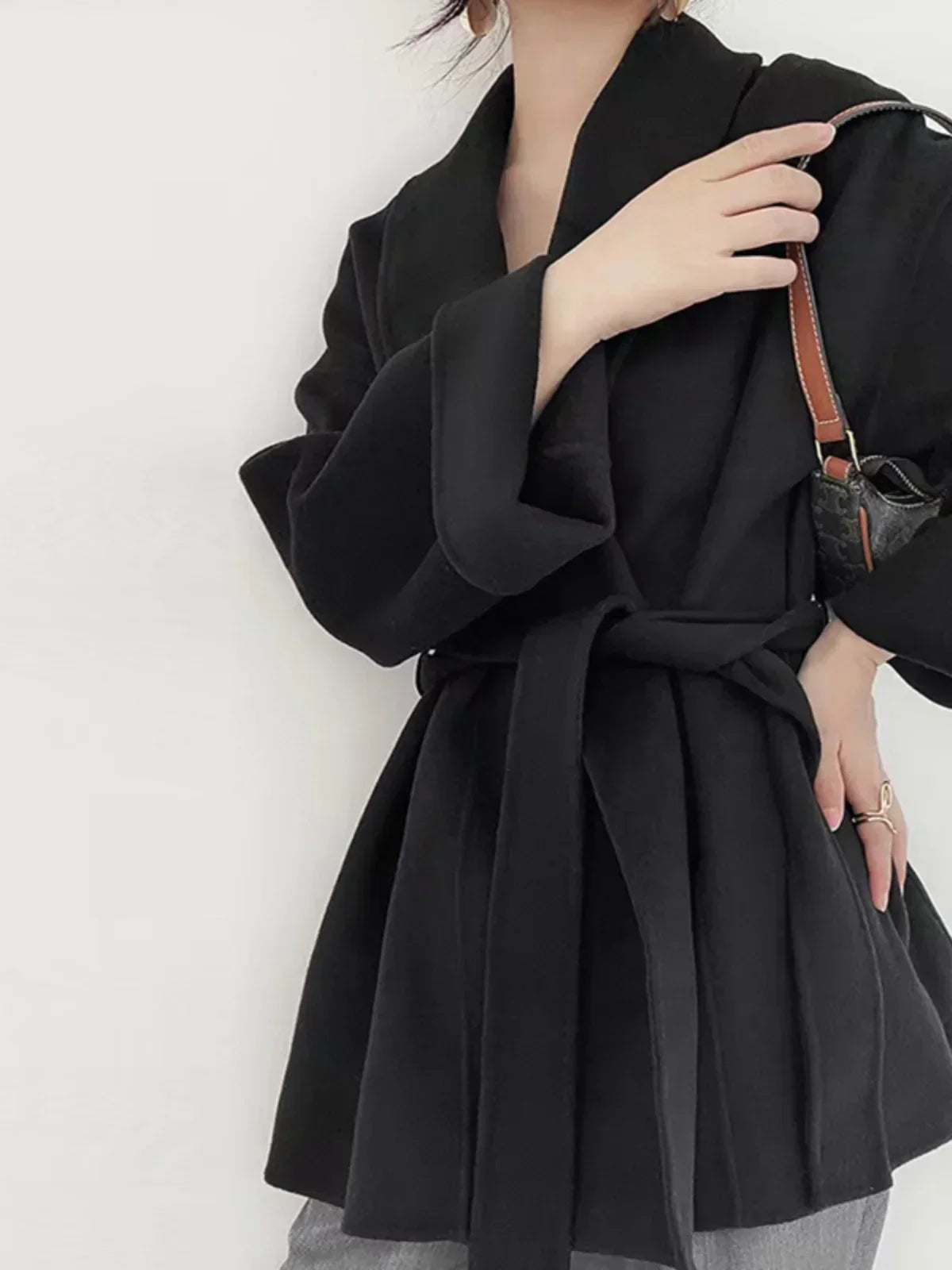 Serenya | Cappotto elegante in morbido tessuto
