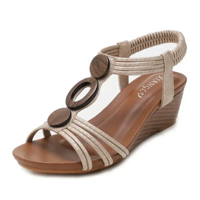 Sydney - Sandali Gladiatore Bohemien con Piattaforma