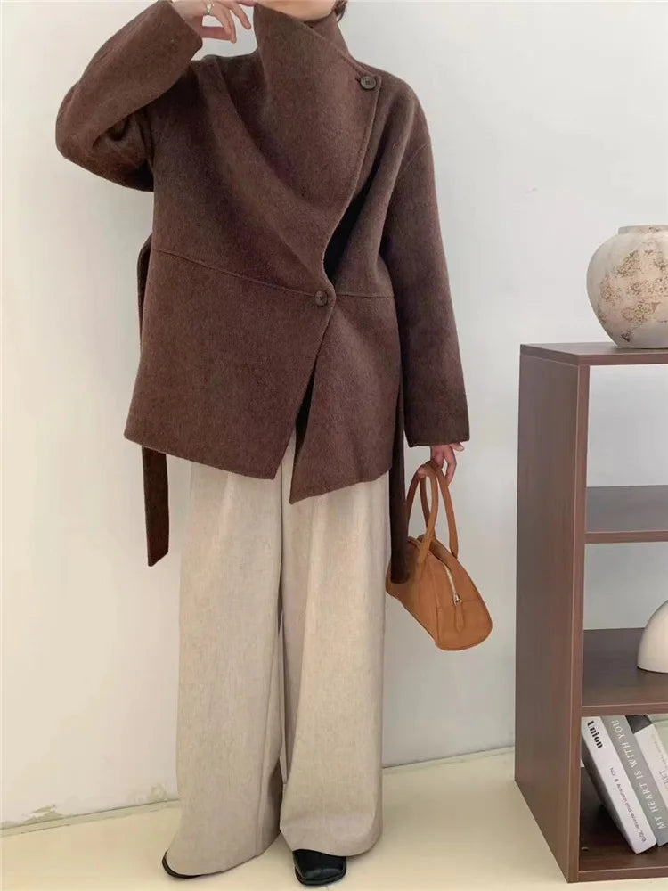 Marisa | Cappotto moderno in pregiata lana