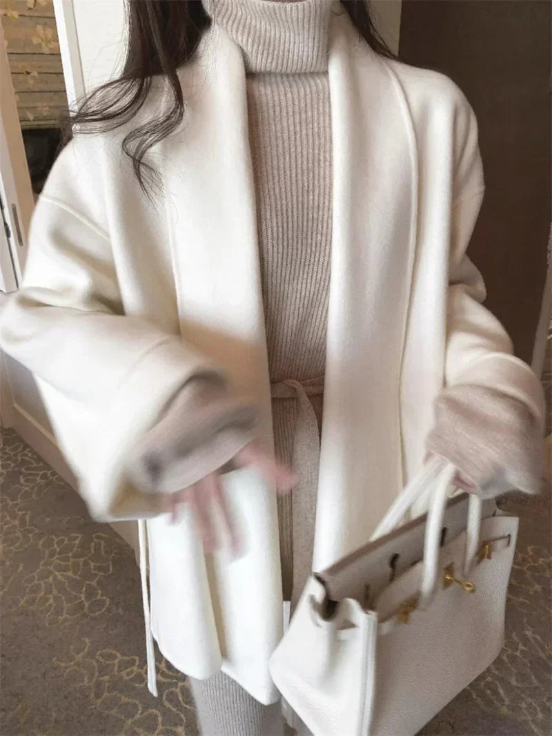Serenya | Cappotto elegante in morbido tessuto