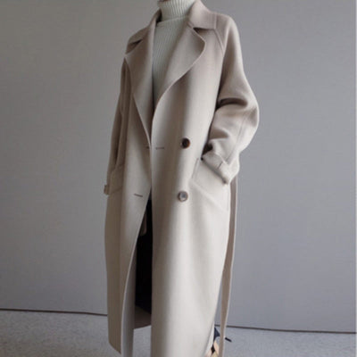 Elisabetta | Elegante Cappotto in Mistura di Lana