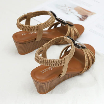 Sydney - Sandali Gladiatore Bohemien con Piattaforma