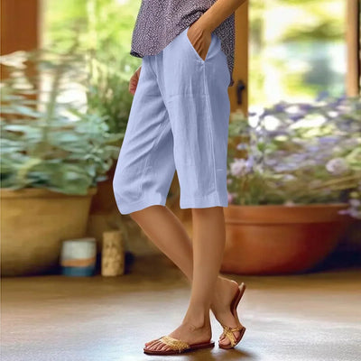 Brenda | Pantaloni Casual a Vita Alta Monocromatici