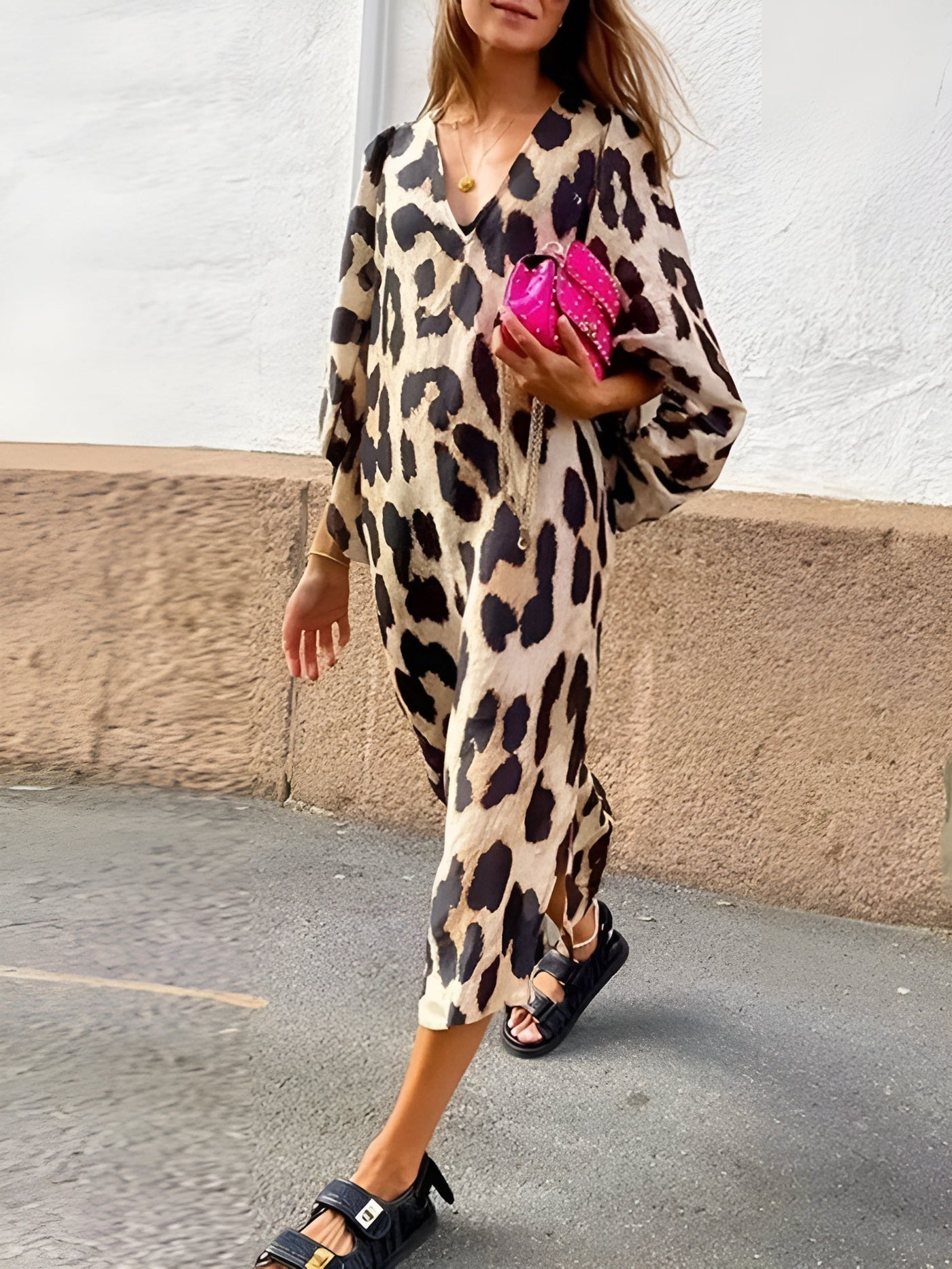 Silvie | Abito leopardato audace ed elegante