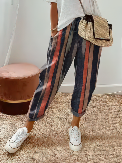 ALICE™ | Pantaloni leggeri in cotone e lino