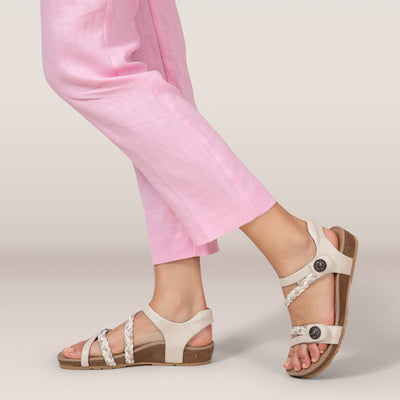 Lauren - Sandali con cinturini intrecciati