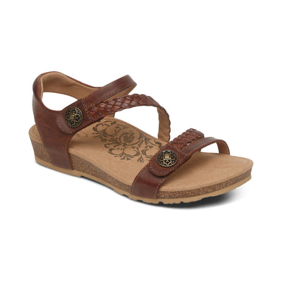 Lauren - Sandali con cinturini intrecciati