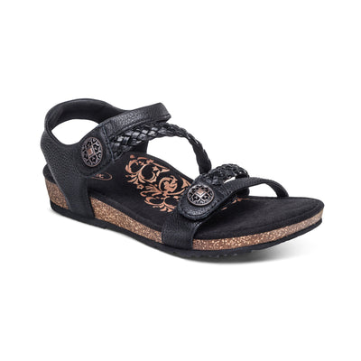 Lauren - Sandali con cinturini intrecciati