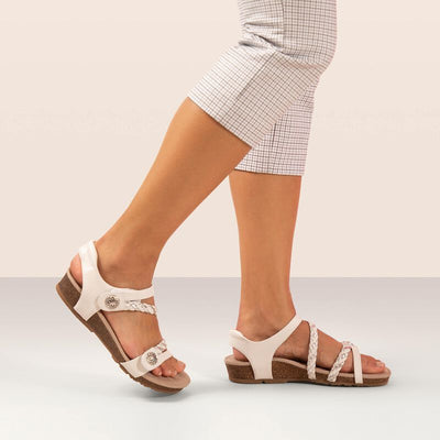 Lauren - Sandali con cinturini intrecciati