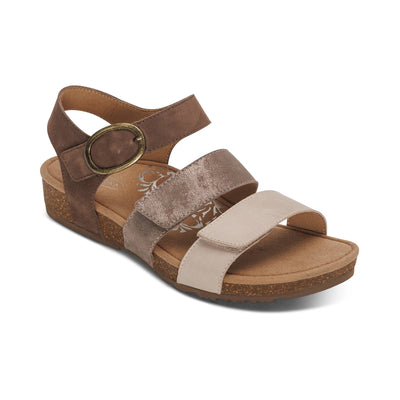 Kendall - Sandali con cinturino in cuoio