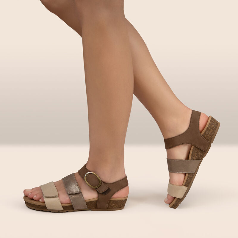 Kendall - Sandali con cinturino in cuoio